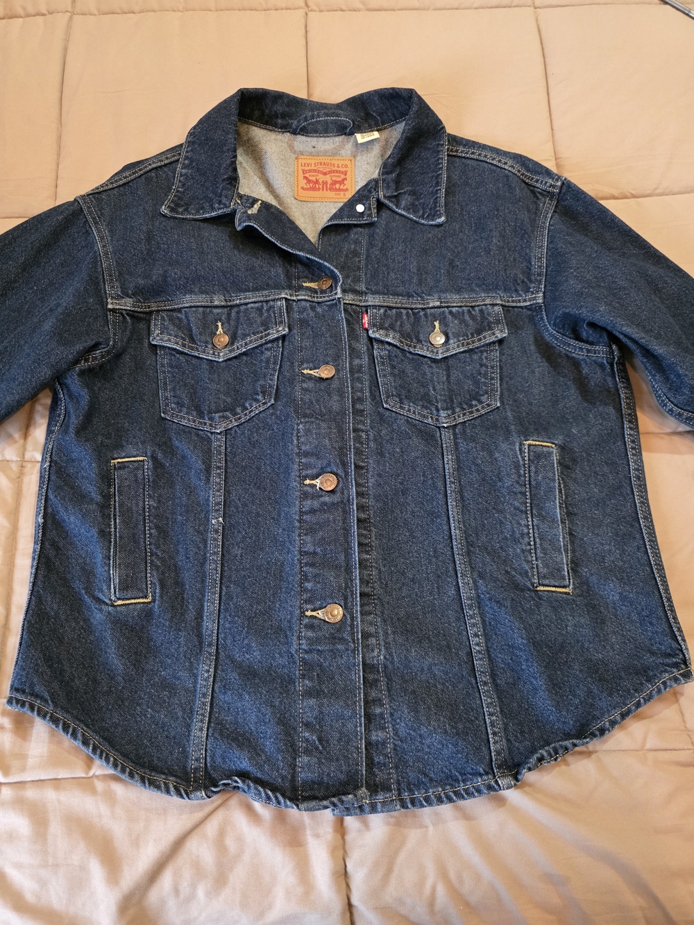 Levi's Dark Blue Denim Jean Jacket